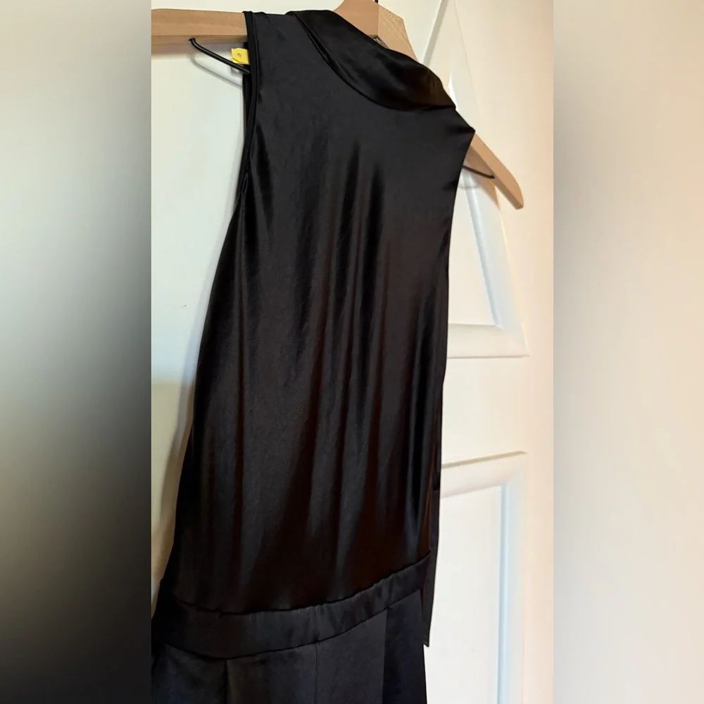 Vince Tie-neck Satin Jumpsuit - Picture 4 of 9